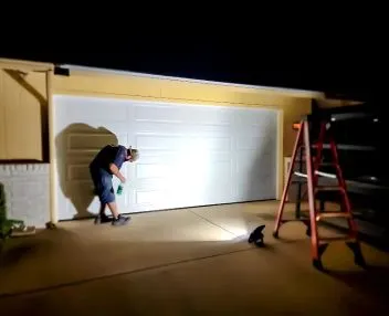 Emergency Garage Door Lockout or Security Repair by Technician